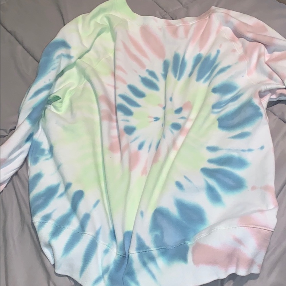 Tie Dye Crew Neck Sweatshirt